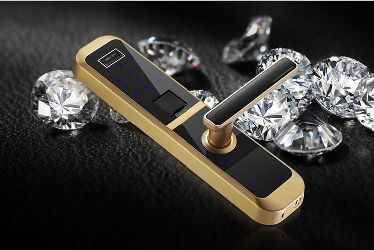 Fingerprint door locks security alarm system digital locks