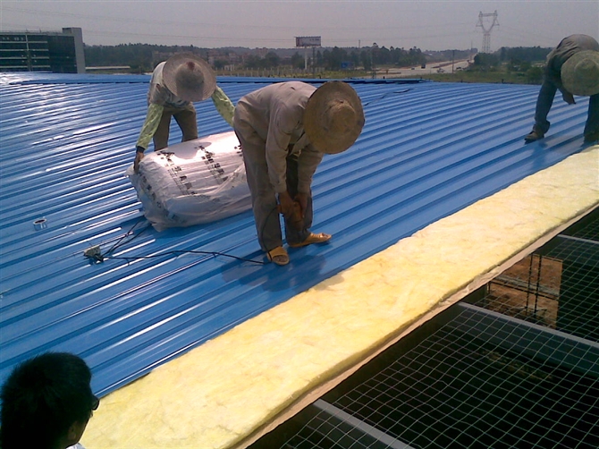 Fiber Glass Wool for Roofing 1200500025mm Blanket