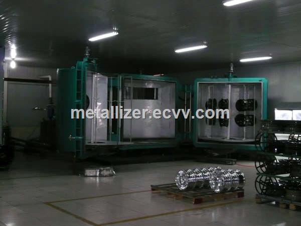 Hubcap sputter coating equipment