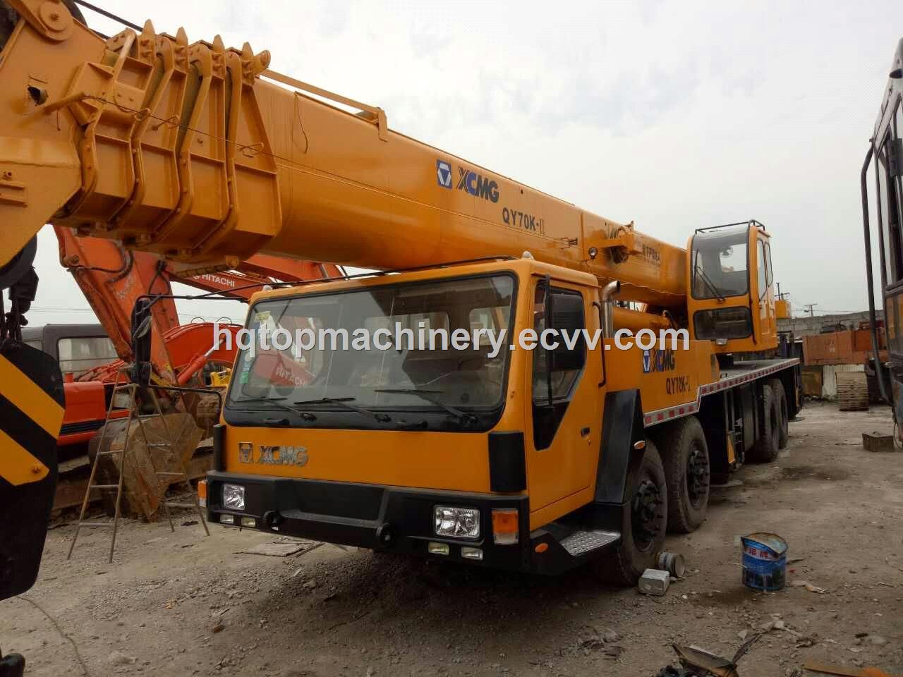 Chinese Construction CraneUsed XCMG QY70K 70tons Truck CraneHydraulic Secondhand Mobile Crane