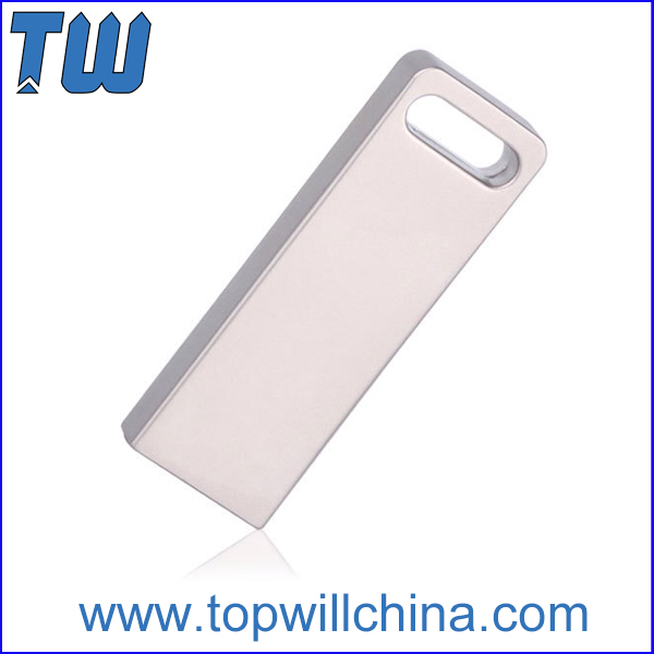 Slim Rectangle Metal USB 30 Flash Drives 8GB 16GB 32GB with Free Company Logo and Accessories