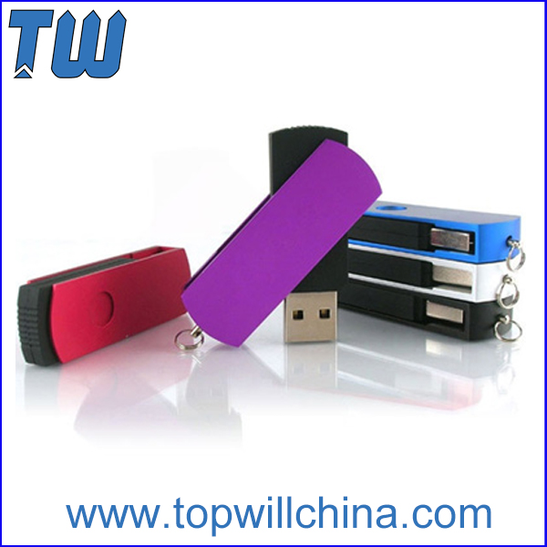 Colorful Twister USB Flashdrive Thumb Drive with Free Key Ring to Carry