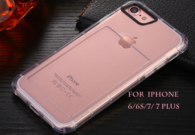 for iPhone 66s77 Plus Clear Soft TPU Ultra Hybrid Drop Protection AntiScratch Shockproof Series