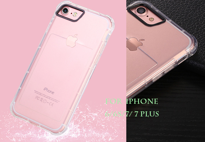 for iPhone 66s77 Plus Clear Soft TPU Ultra Hybrid Drop Protection AntiScratch Shockproof Series