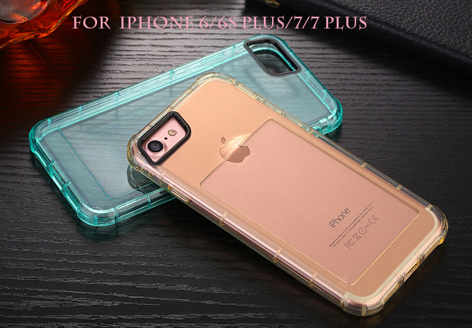 for iPhone 66s77 Plus Clear Soft TPU Ultra Hybrid Drop Protection AntiScratch Shockproof Series