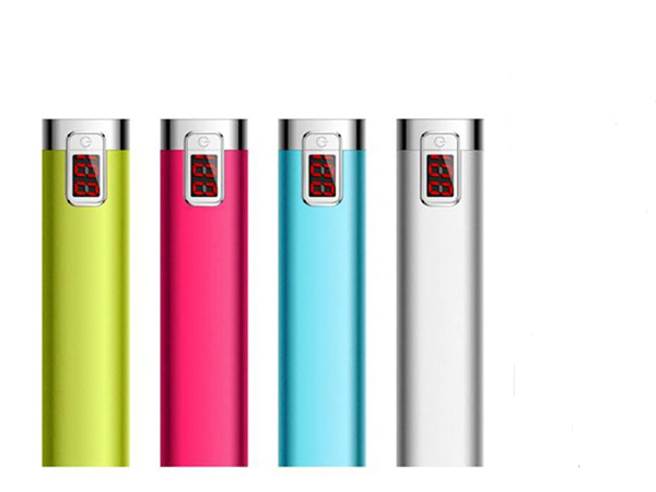 2017 Portable Mini Stylish LED Promotional Gift Power Bank 2600mAh