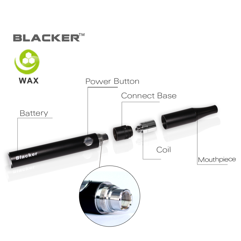 2017 dry herb wax smoking portable electronic cigarette donut vape pen baking technology quartz dual coil vaporizer pen