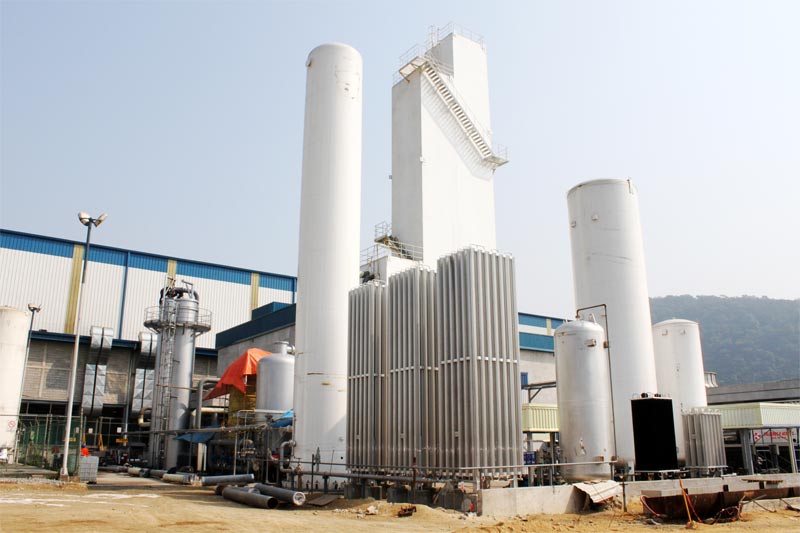Gas product with Argon