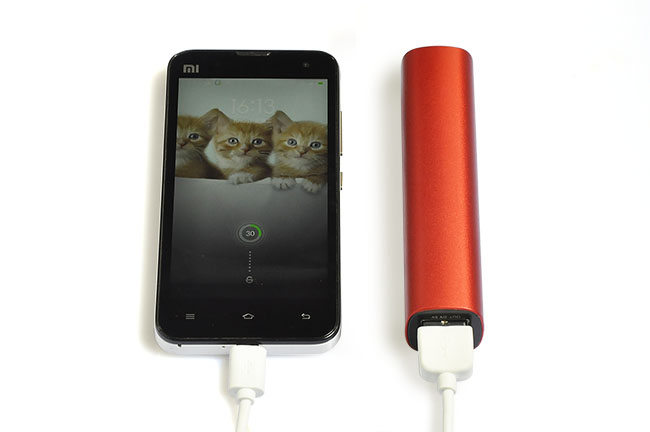 Stylish High Quality Portable Mini Aluminium 2600mah Power Bank