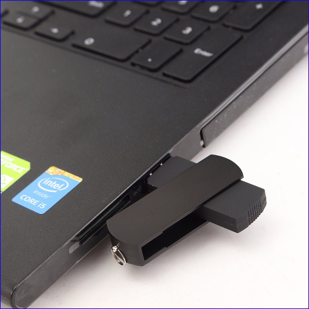 Rotate USB 30 Flash Memory Drive Colorful Body Free Key Ring Accessories