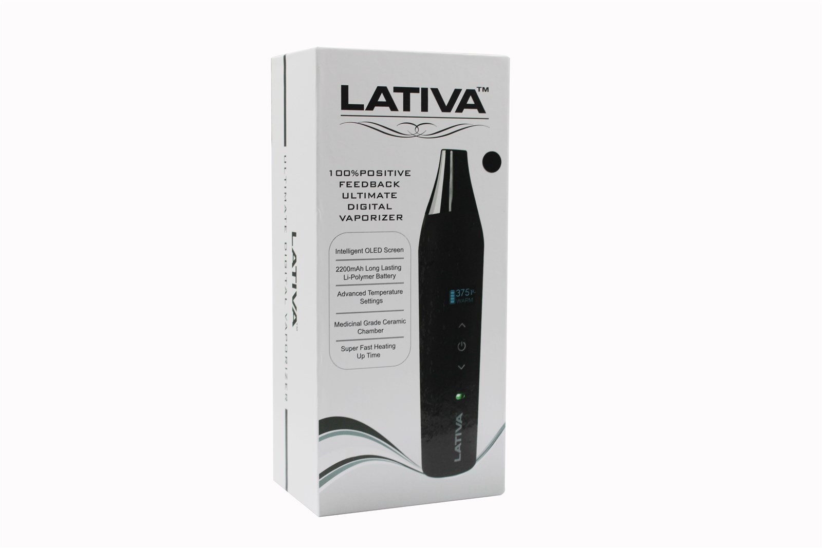 2017 hot selling e cigarette digital baking dry herb vaporizer Lativa