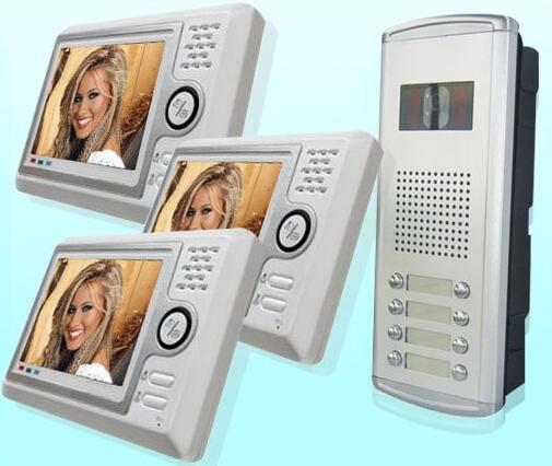5 color video door phonevideo intercom systemswireless door camera intercom