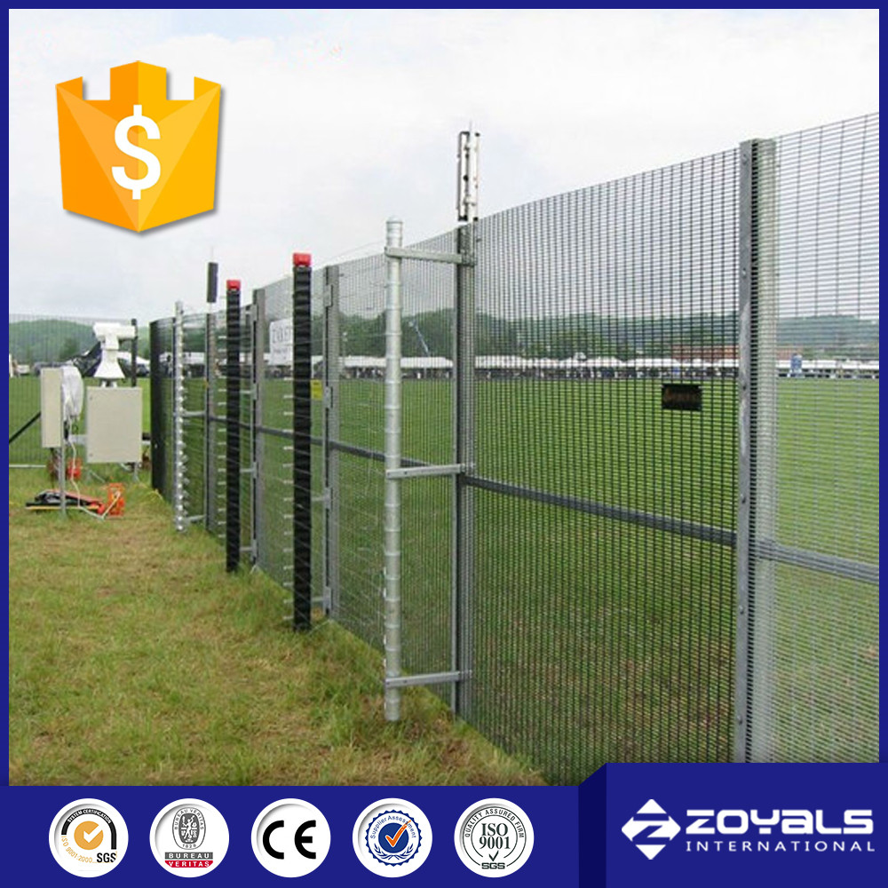 Anticlimb Galvanized Welded Fencing from Anping China with ISO Certifictae