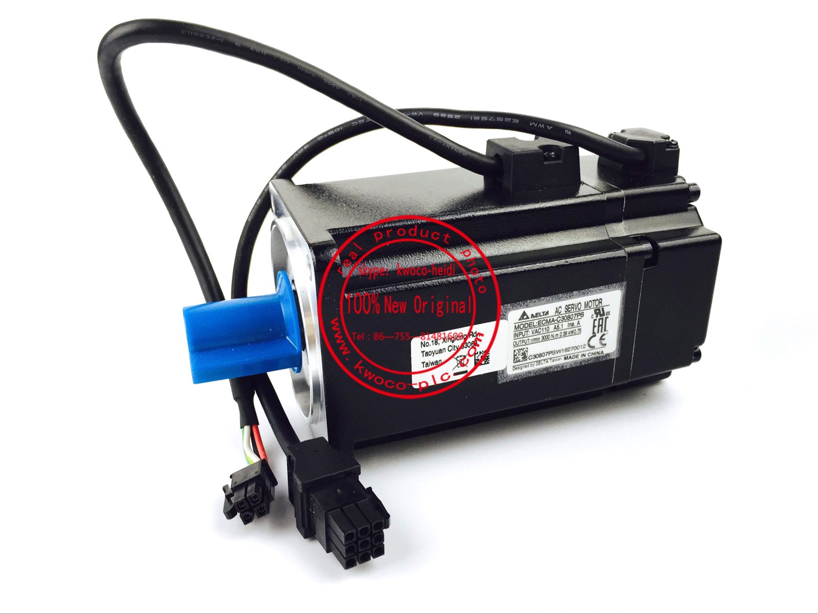 ECMAC30807PS Delta 220V 750W AC servo motor