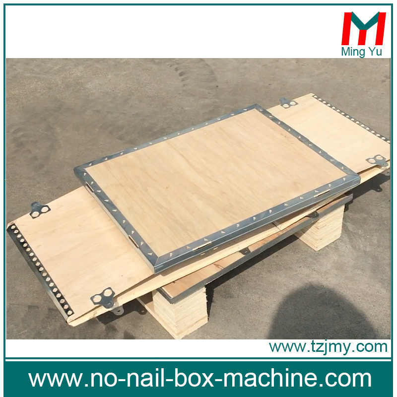 Folding box collapsible plywood box