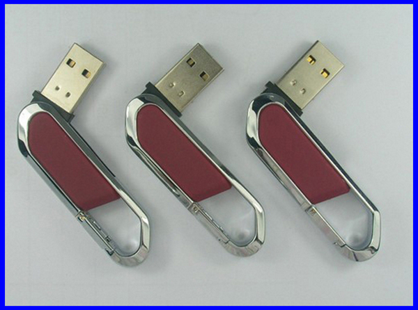 Solid Carabiner Twister Design USB Thumb Drive Flashdrive Logo Printing