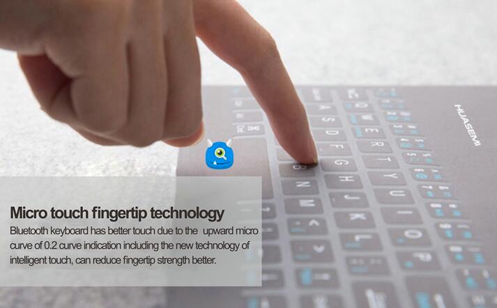Ultrathin Bluetooth keyboard case for IOSAndroid windows systems 710