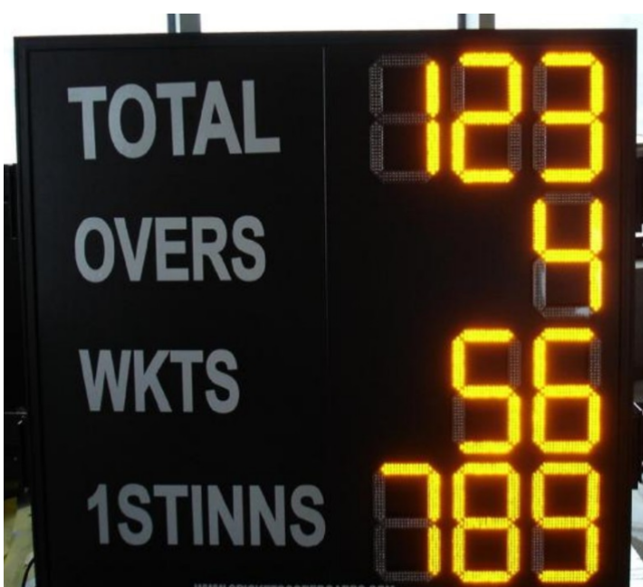 Professional led cricket scoreboard for sale