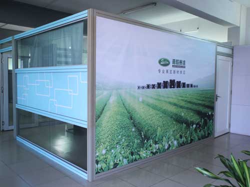 exhibition fabric stand system aluminium material board producer trade show graphics backdrop