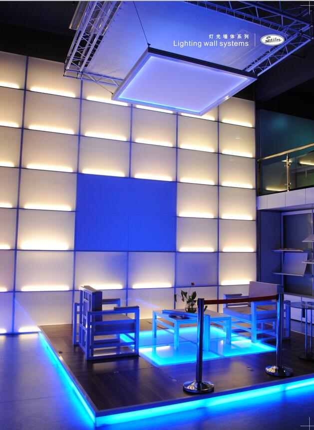 lighting wall board system box for exhibition stand expo equipment trade fair advertisement exhibit display booth