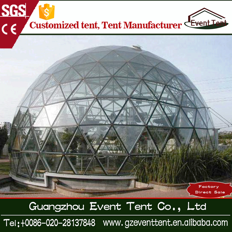 transparent steel structure geodesic dome canopy tent for sale