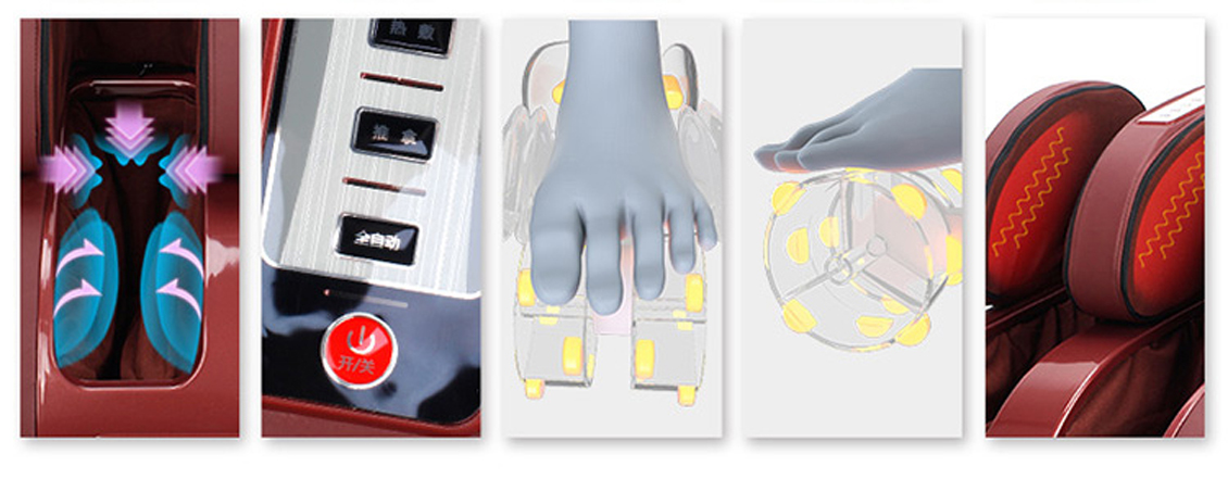 2017 popular blood circulation leg foot roller massager
