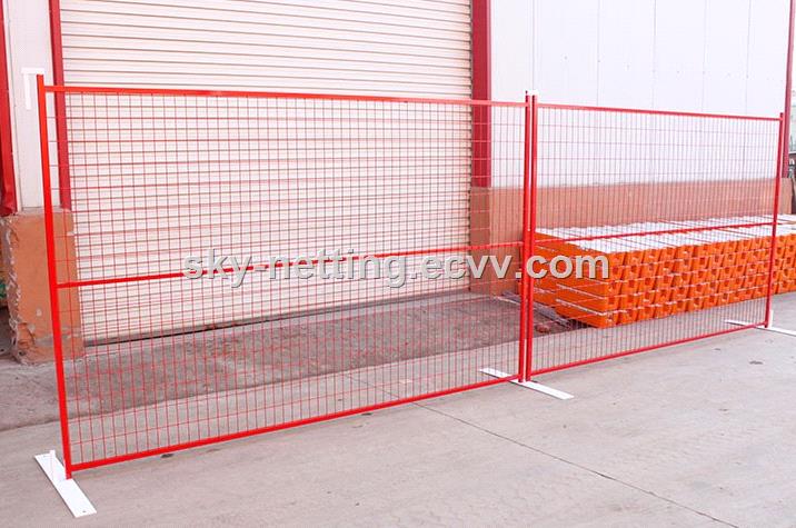695 ft powder coated Canada Standard Temporary Fence
