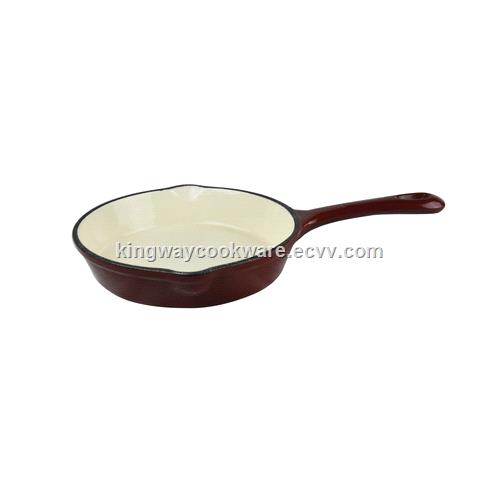 Cast Iron Enamel Skillet Fry Pan HF100A