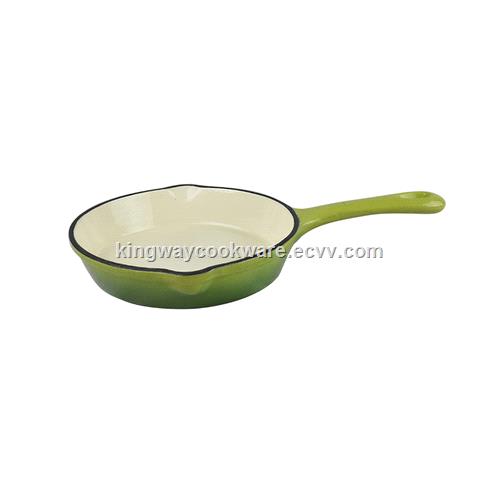 Cast Iron Enamel Skillet Fry Pan HF100A