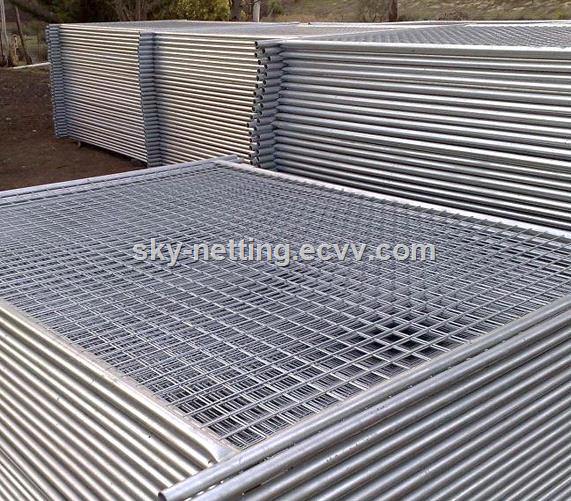 Construction site used Australia standard temporary fence panel