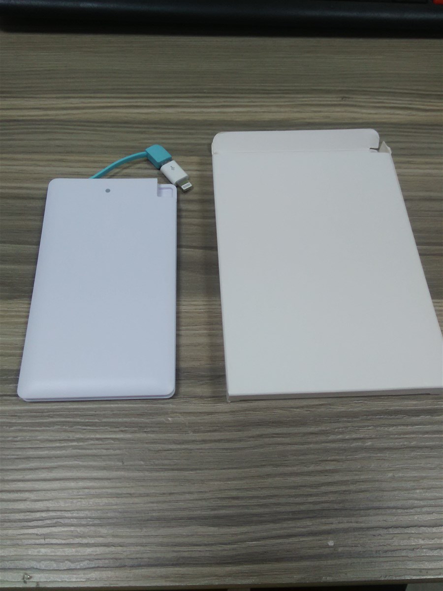 Credit card super slim 4000mah portable power bank spare part