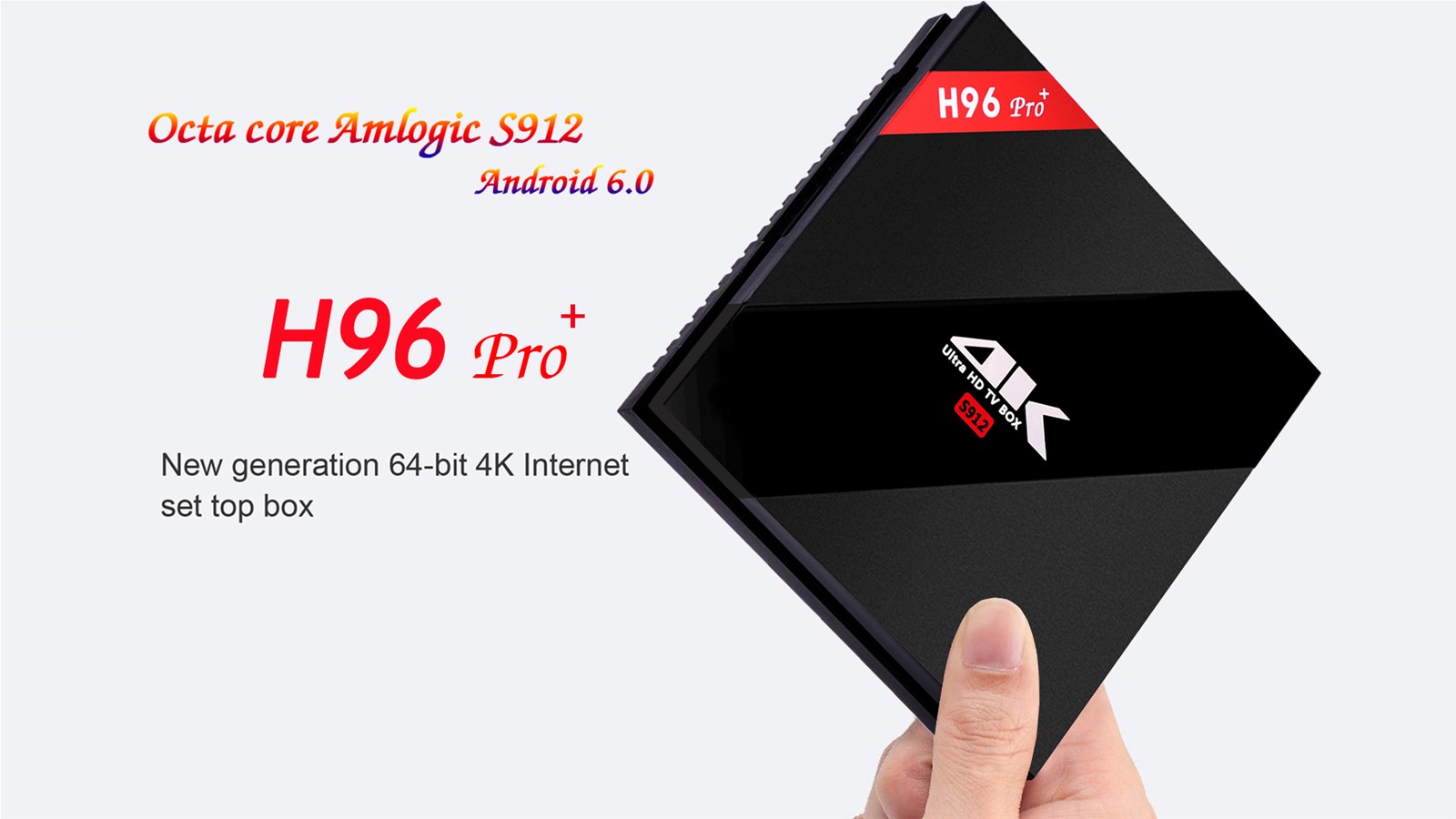 New Model H96 PRO Amlogic S912 3G32g Google Android 711 Best TV Box