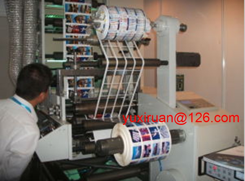 High Precision Automatic Label Flexo Printing Machine 6 Color 380v 50Hz