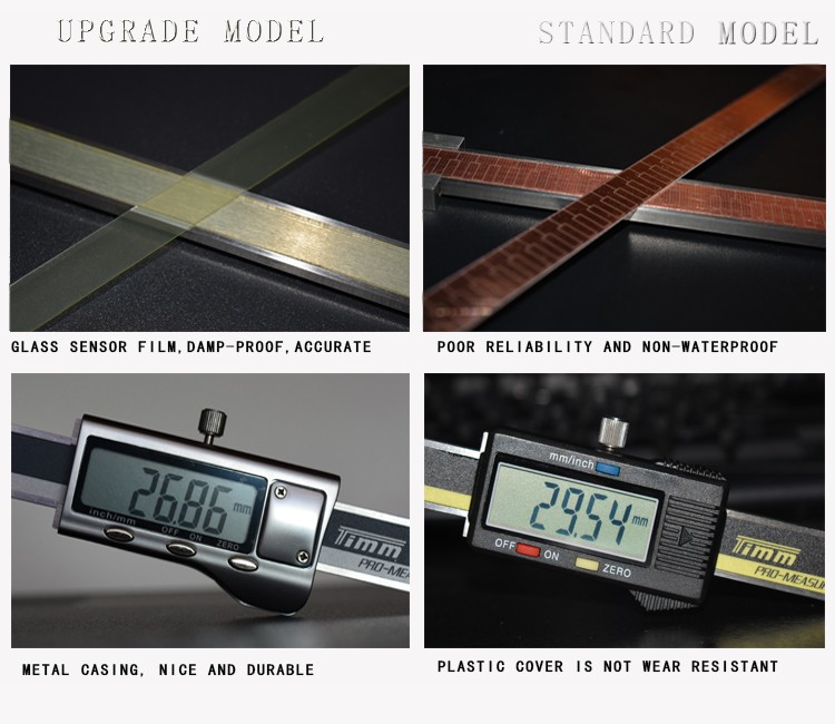 Digital Depth Gauge with Slim Rod Digital Tire Tread Depth Gauge Digital Depth Gauges with Thin Rod