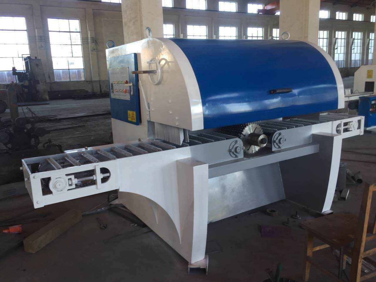wood processing multiple blades rip sawmill machine for round logs or planks cutting