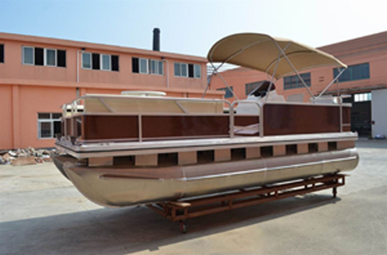 16ft aluminum fishing pontoon boat
