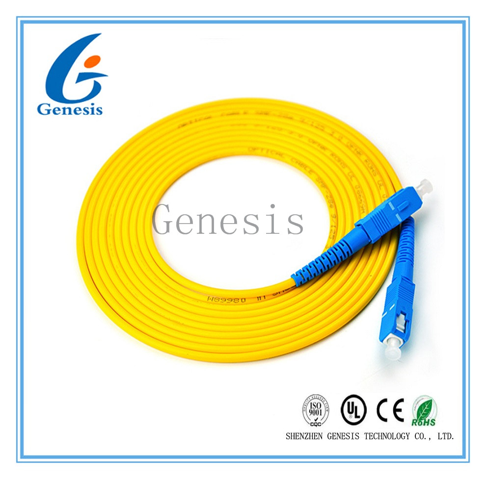 300mm 3M SC SC Fiber Patch Cord LSZH PVC Jacket Fiber Optic Jumper Cables