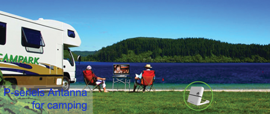 Portable TV antenna for camping Pseries 