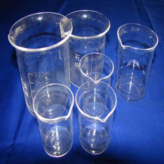 High Quality Measuring Quartz Beaker for Lab