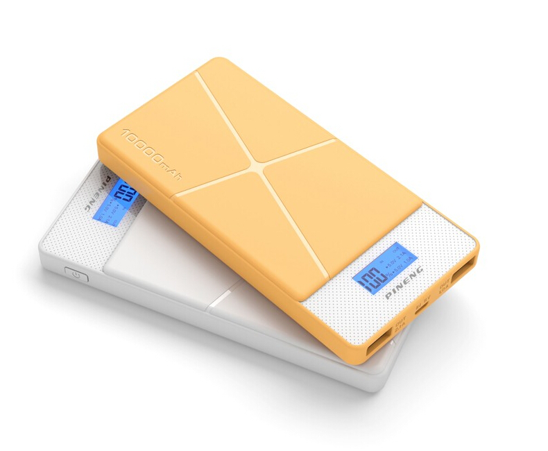 High capacity 10000mah dual USB LED flash laptop power bank for acer