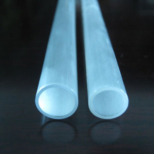 Milky quartz tube