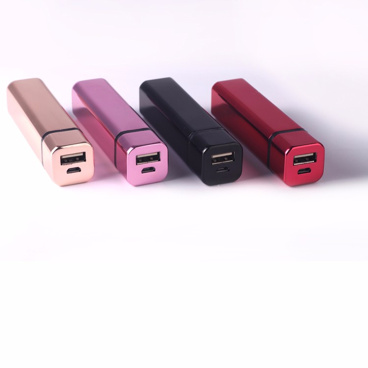 Muticolor beautiful cahrger power bank 2600mah for promotional