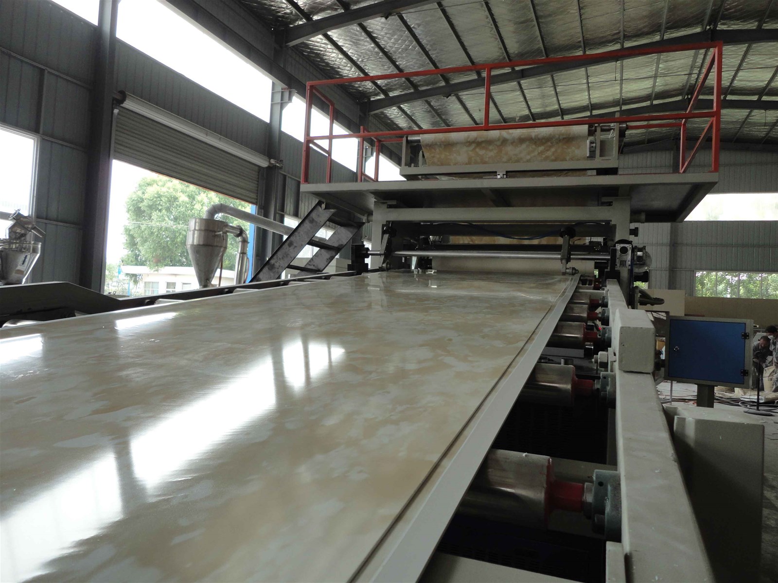 PVC Artificial Marble Board Imitated Decorative Wall Panel Extruder Machine