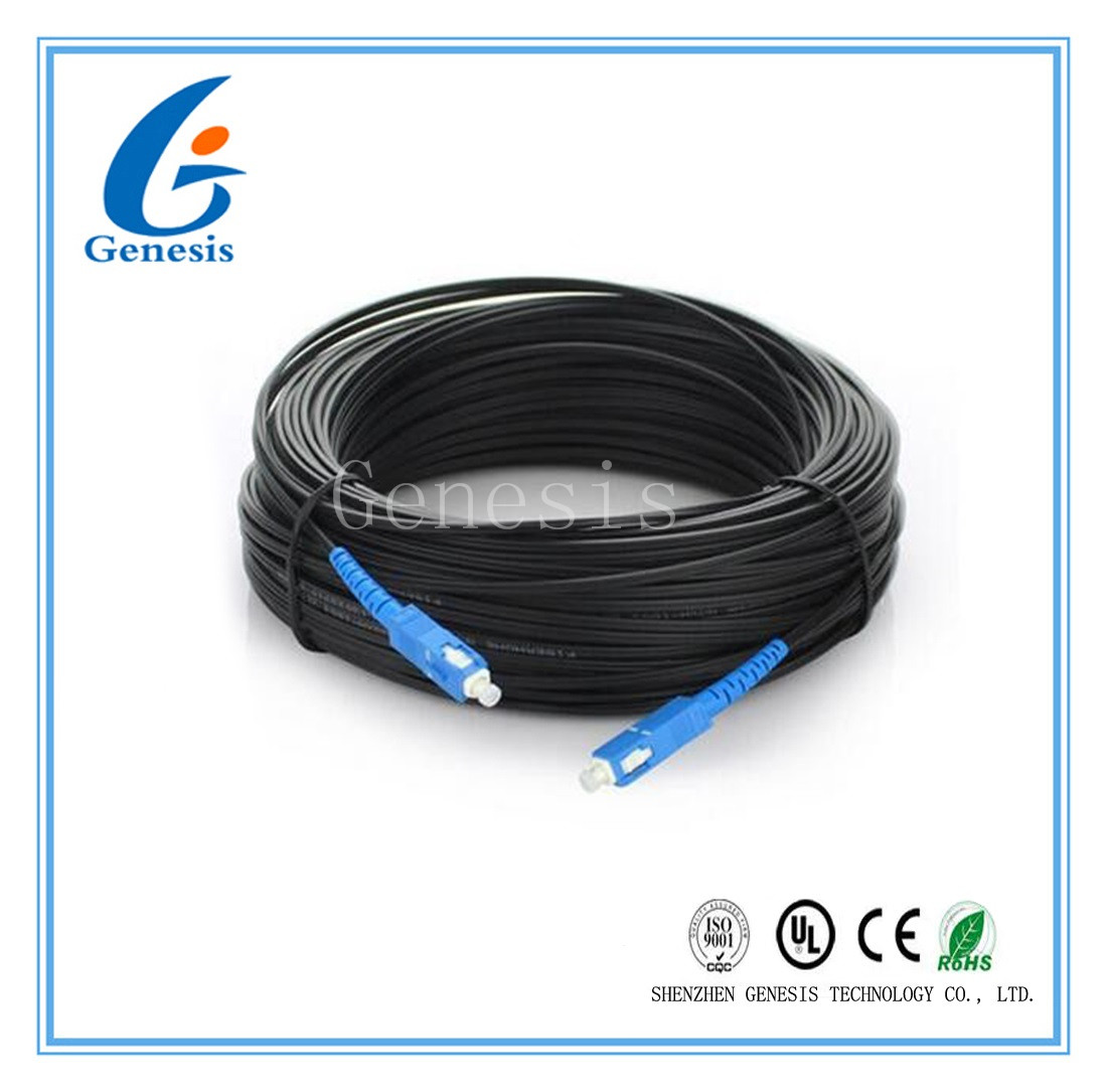 Telecom SM Fiber Optic Patch Cord Single Length Customized With SC SC Connector
