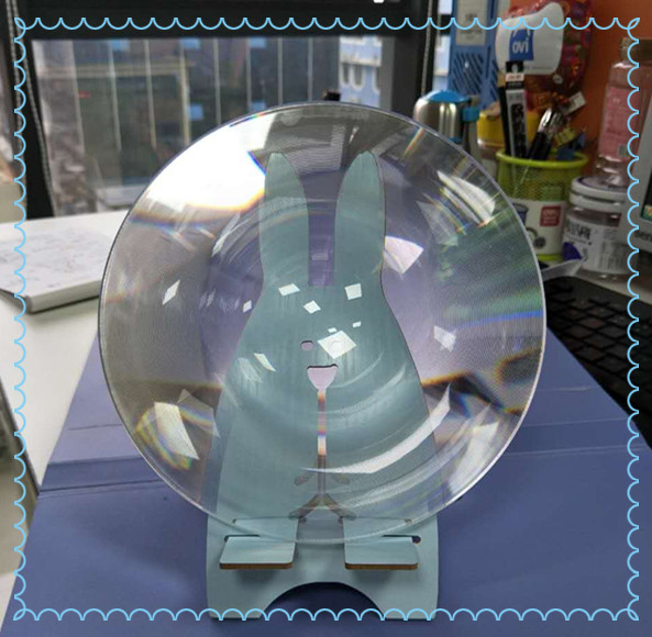 Wholesale fresnel lens solar concentrator round shape pmma material in shenzhen oande