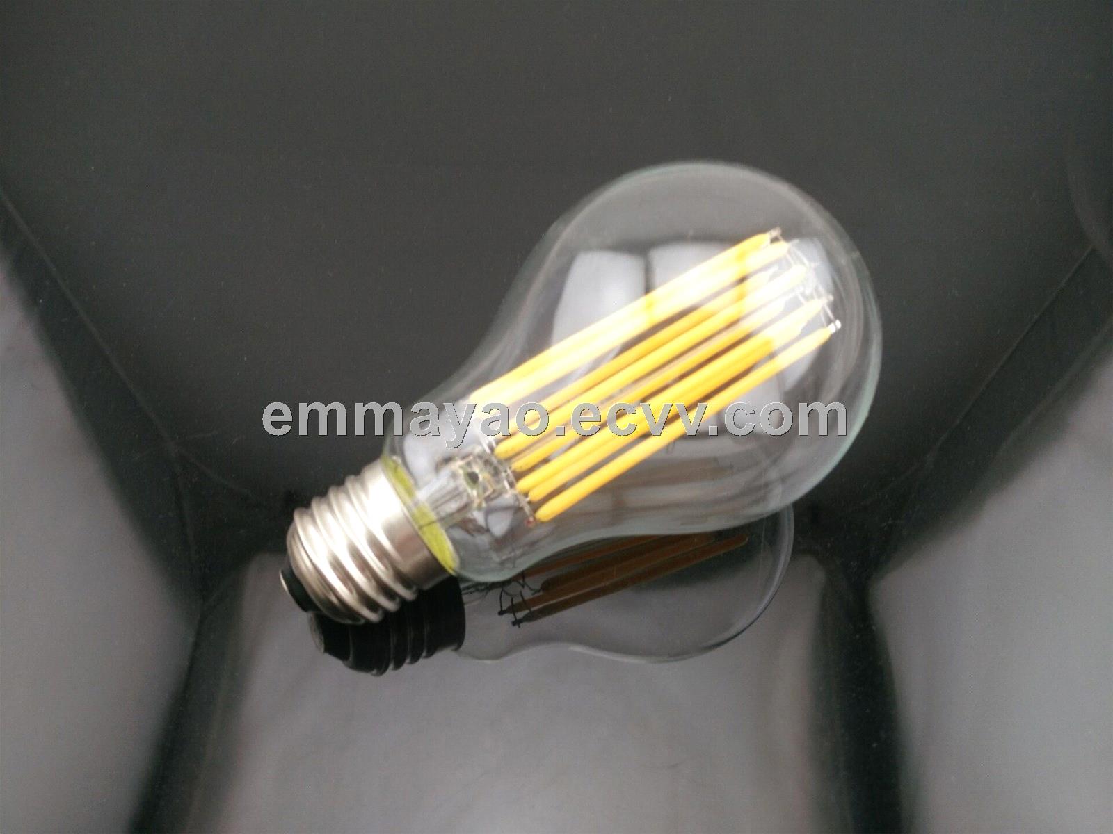 Cool white filament led bulb high lumen light bulb for home