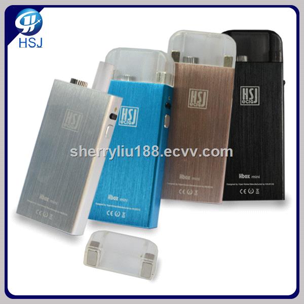 HSJ 2017 new products HBox mini electronic cigarette disposable vape manufacturer