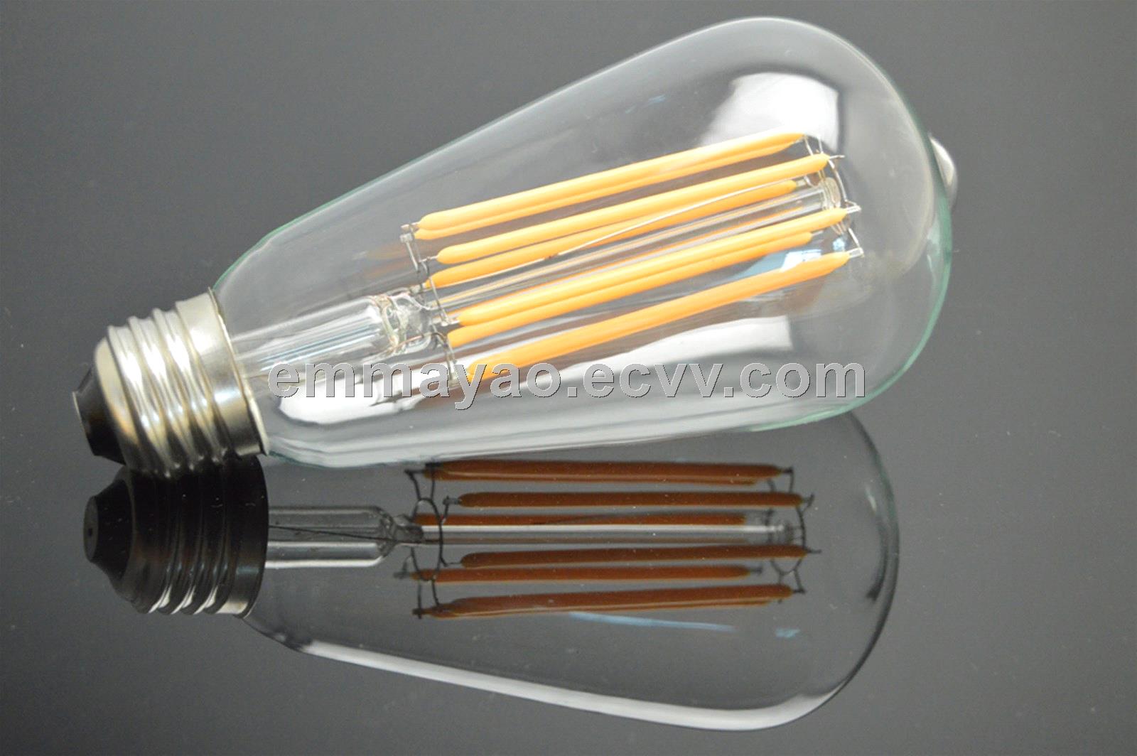 Cool white filament led bulb high lumen light bulb for home