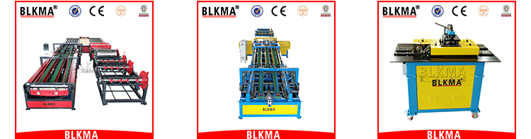 BLKMA brand ventilation duct metal sheet tdf flange forming machine